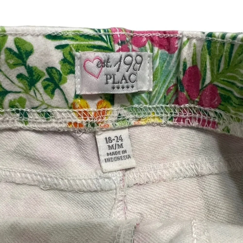 Children's Place 18-24m Tropical Floral Shorts